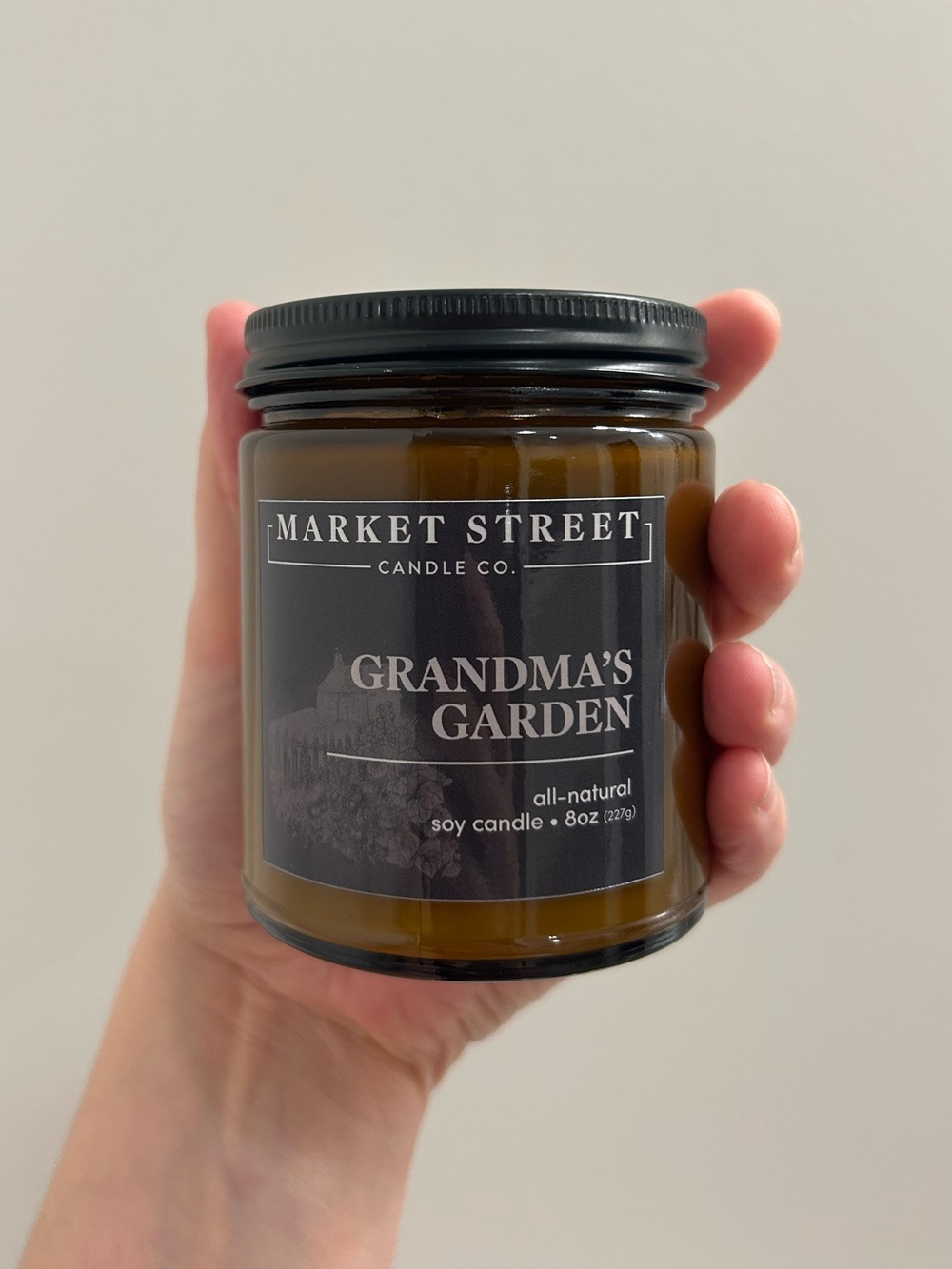 Market Street Candle Co. 8oz Soy Candle - Grandma’s Garden